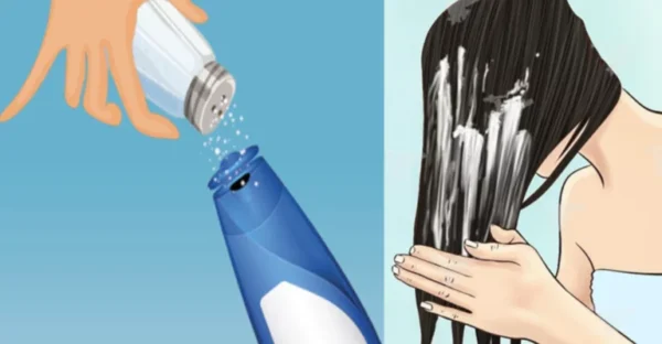 ADD SALT IN YOUR SHAMPOO BEFORE SHOWERING TO SOLVE ONE OF THE BIGGEST HAIR PROBLEMS