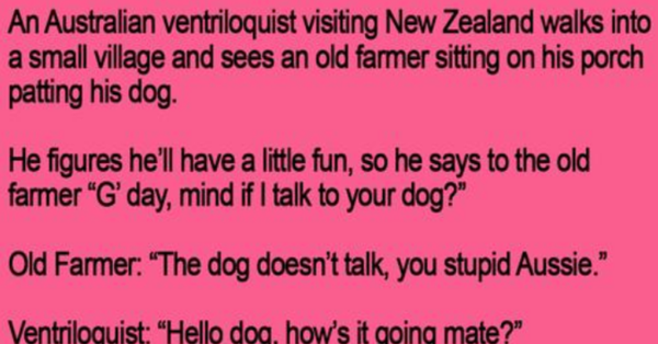 An Australian Ventriloquist Visiting New Zealand.