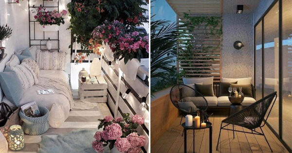 Balcony decor for the summer