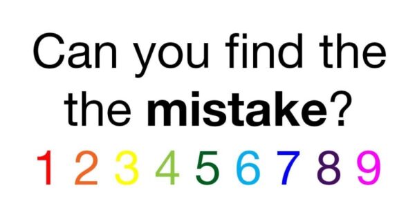 Can you pick out the problem in under 5 seconds?
