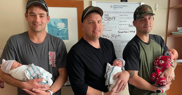 “Celebrating Simultaneous Fatherhood”: Three Firefighters from One Firehouse Become Dads within a Day