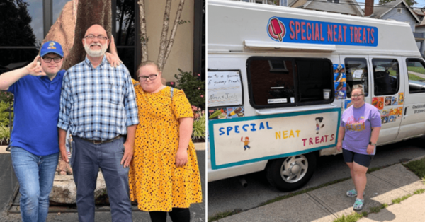 Dad of two kids with Down syndrome buys an ice cream truck for them to run: ‘Special neat treats’