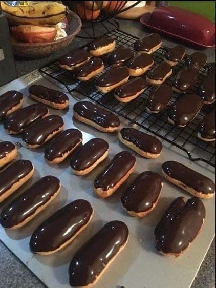 Deliciously crisp, puffy and perfect chocolate eclairs filled with chocolate or vanilla pastry cream.