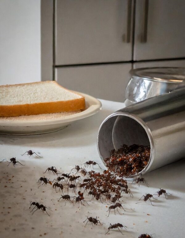 Does anyone know how to get rid of ants in the kitchen naturally?