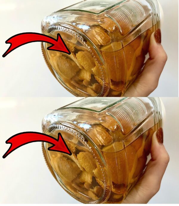 Don’t throw away the orange peels, put them in a jar and add some vinegar: it’s worth gold in the home
