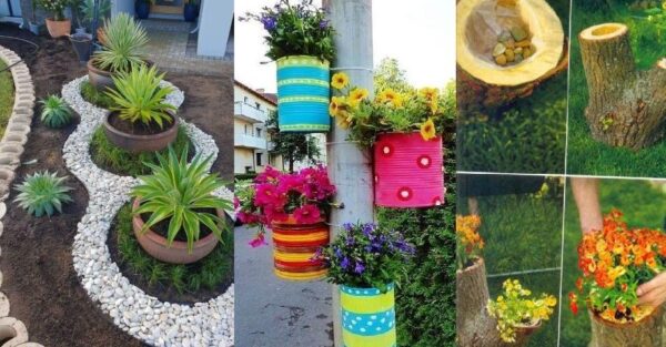 Easy ideas to decorate your garden (original and cheap)