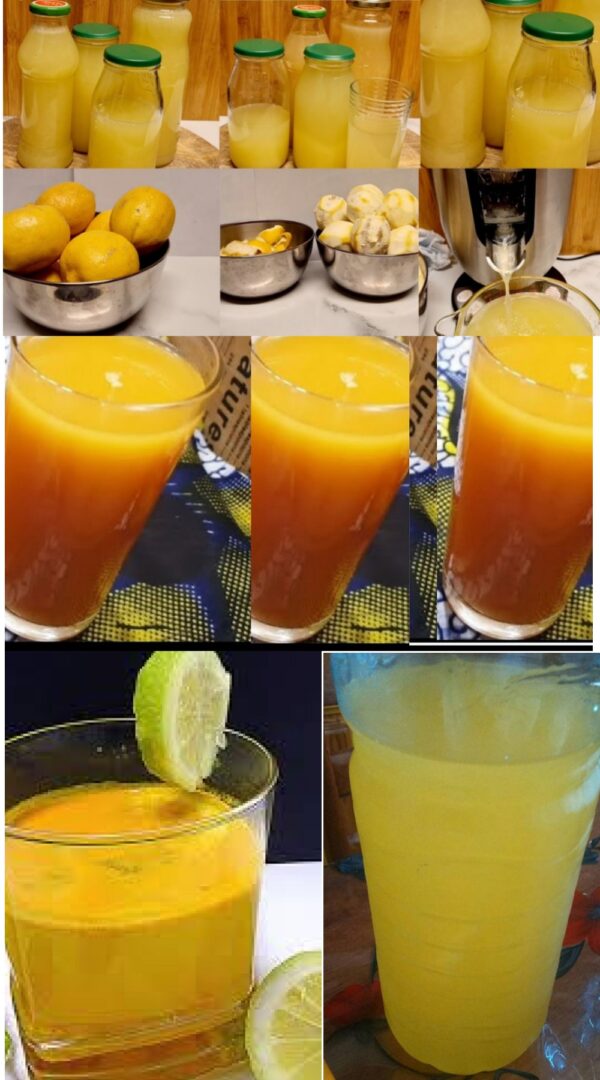 Fat Burning Juice Pineapple Lemon and Ginger