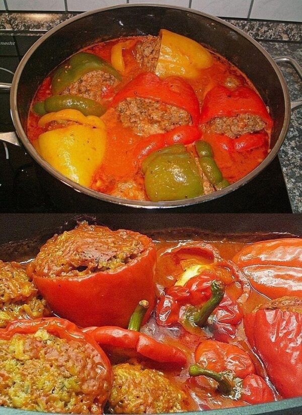 Gefüllte Paprikaschoten