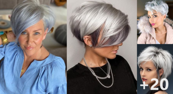 Gorgeous short gray haircuts