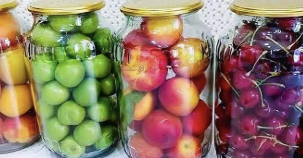 Grandmother’s trick to preserve fruit for a year without refrigerator