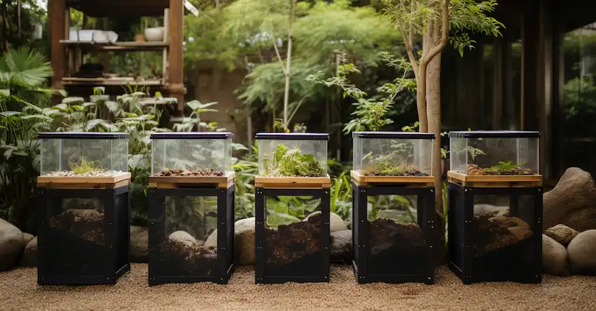 assembling the vermicomposter