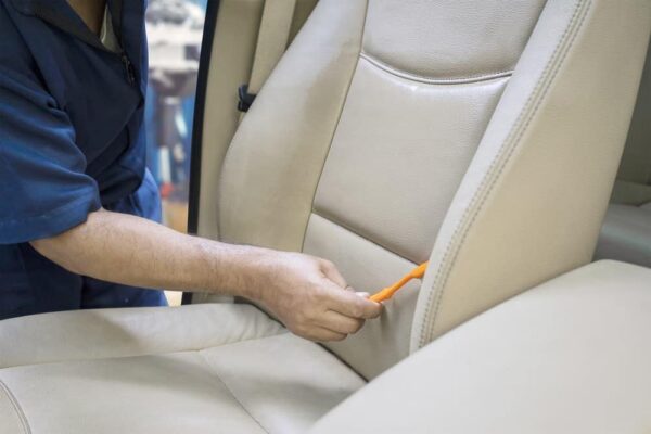 How to clean faux leather car seat