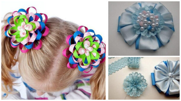 How to make hair bows step by step. Your daughters will love them!