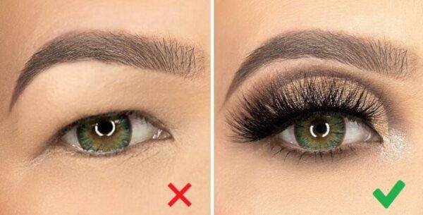 How to make up droopy eyelids so they are not noticeable