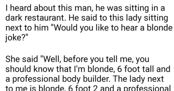 I heard about this man