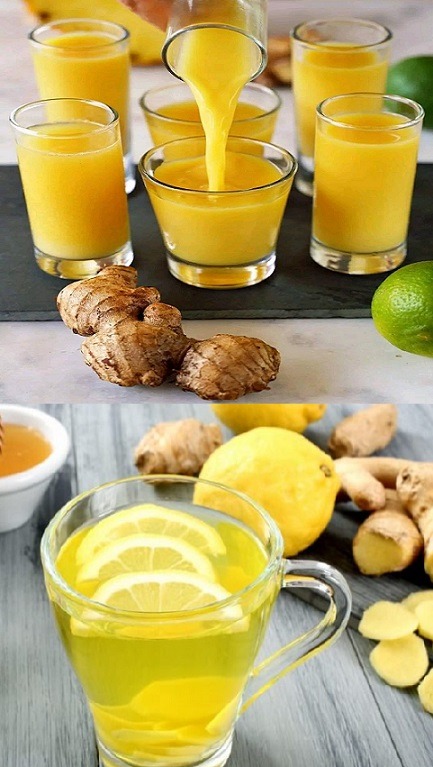 Lemon with ginger: the best drink to burn belly fat , neck, arms, back and thighs!