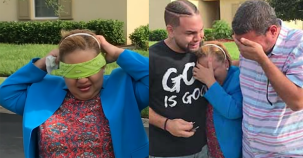 Man Uses Own Money To Buy Parents A Gorgeous House After Years Of Struggling To Feed Family