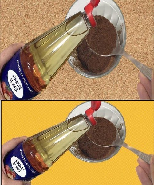 Mix coffee with vinegar. The reason why all women in France do this