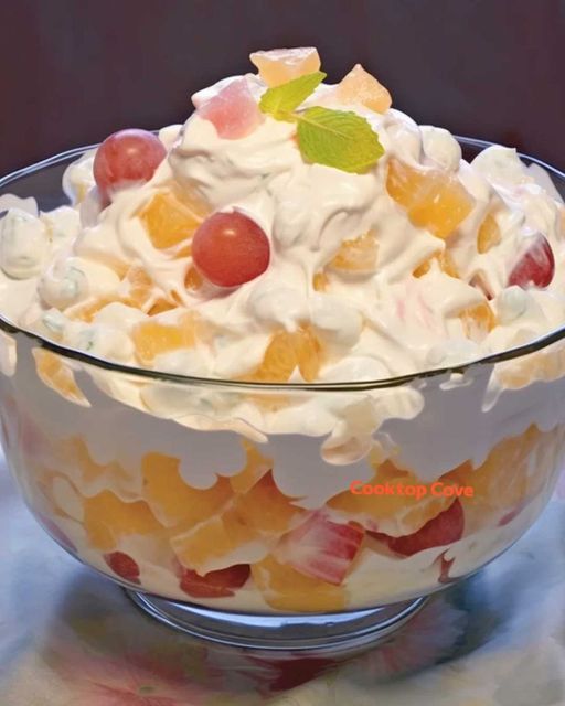 Nothing beats my nana’s Ambrosia Salad! Nana make it the best!