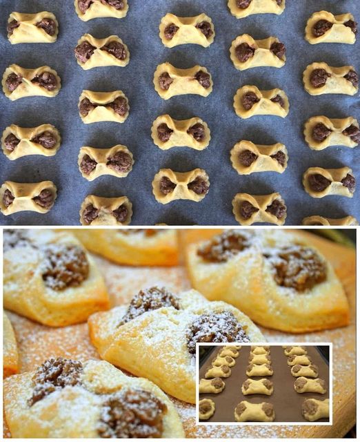 Omas Nusstaschen die im Mund zergehen