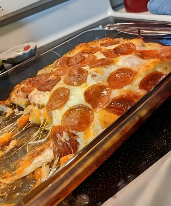 Pepperoni Pizza Casserole