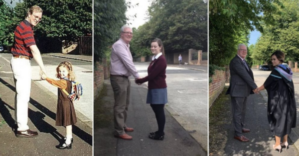 Proud dad overwhelmed by people’s reaction to 3 photos that he posted on social media