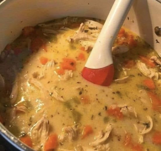 Ranch-Hühner-Reis-Suppe