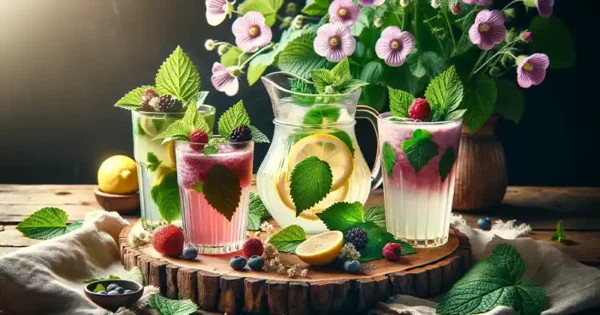 Refreshing Beverages with Common Mallow: 3 Unique Drink Recipes