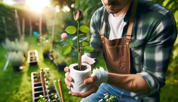Revolutionize Your Rose Garden: Grow Roses from Cuttings with Toilet Paper!
