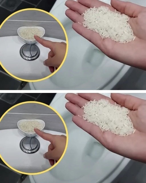 Rice in the bathroom. What is it used for?