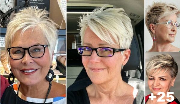 Short haircut for women over 50