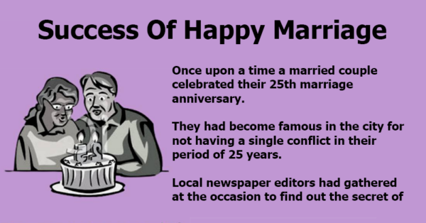 Success Of Happy Marriage