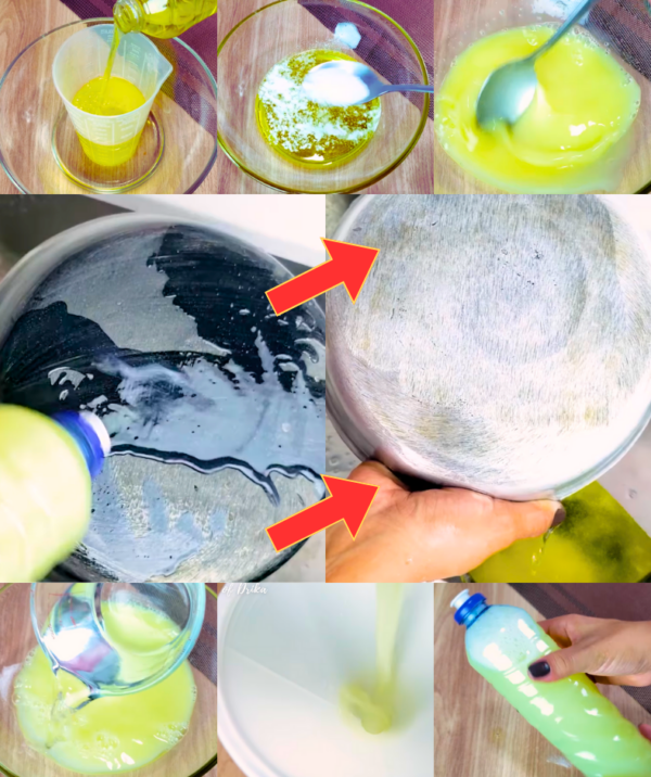 Surprising Result: You can mix salt and dish soap to use in the dishwasher.