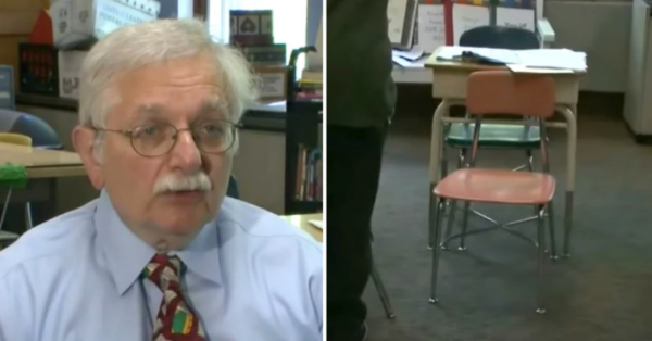 Teacher leaves 1 chair empty in his classroom for 52 years so kids learn powerful lesson