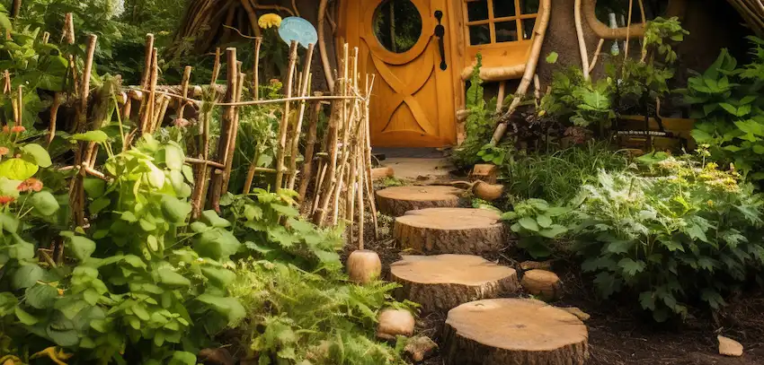 hugelkultur in home garden