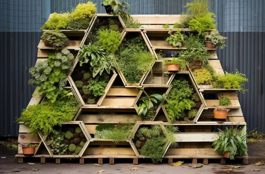 pallet vertical garden
