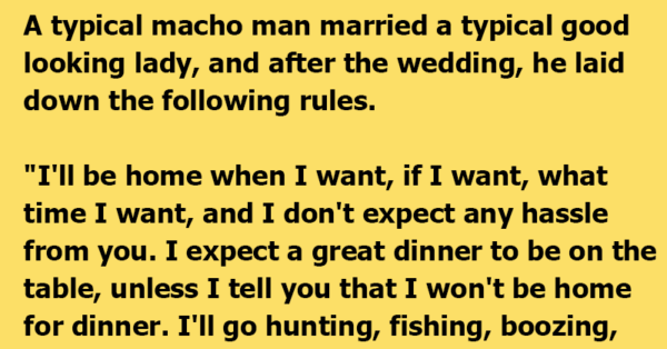 The Rules of the Marriage