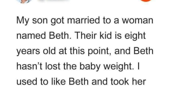 The woman didn’t invite her daughter-in-law for a family trip