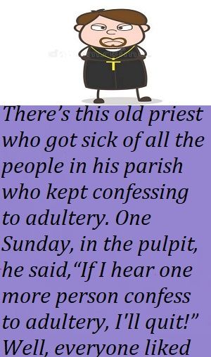 There’s this old priest who got sick