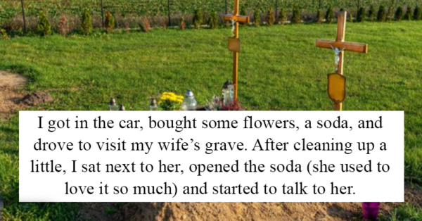 This Man Visits His Wife’s Grave Then Decides To Fall In Love Again.