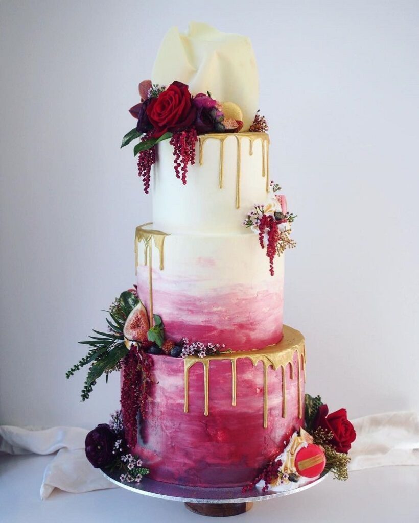 ombre cake