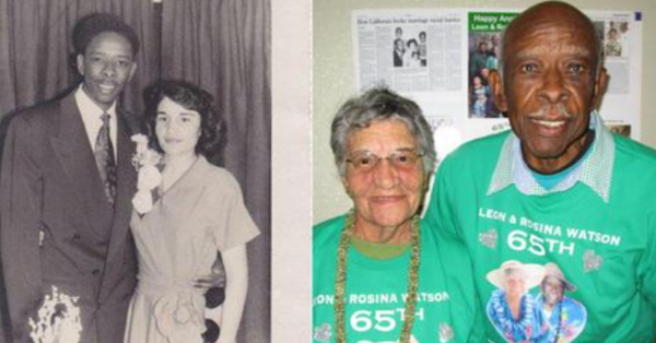 White Woman Married Black Man Against Her Father’s Wishes – 70 Years Later They’re One Of The Longest Married Couples