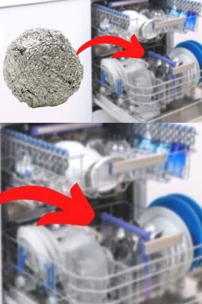 Why Put a Ball of Aluminum Foil in Your Dishwasher?