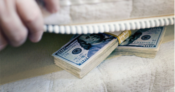 Why do women hide their money from their husband?