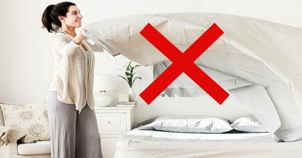 Why is it good in the morning not to make the bed?