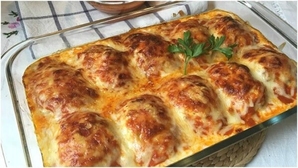 Überbackene Hackfleischbällchen