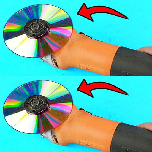 Unpatented Wonder: Pop a CD into an Angle Grinder and Prepare to be Blown Away!