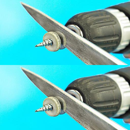 Blade Brilliance: Master the Art of Sharpening Your Knife to Razor-like Precision in Two Minutes! Slice Through Anything, Even Self-Tapping Screws! Get Ready for a Cut Above!