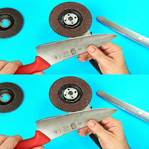 Slice and Dice Like a Pro: Sharpen Your Knife to a Razor Edge in Just One Minute with a Grinder!